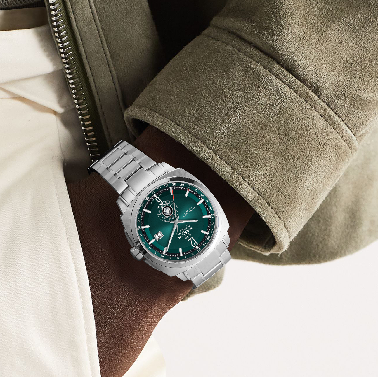 Malton Cushion Day-Date Automatic