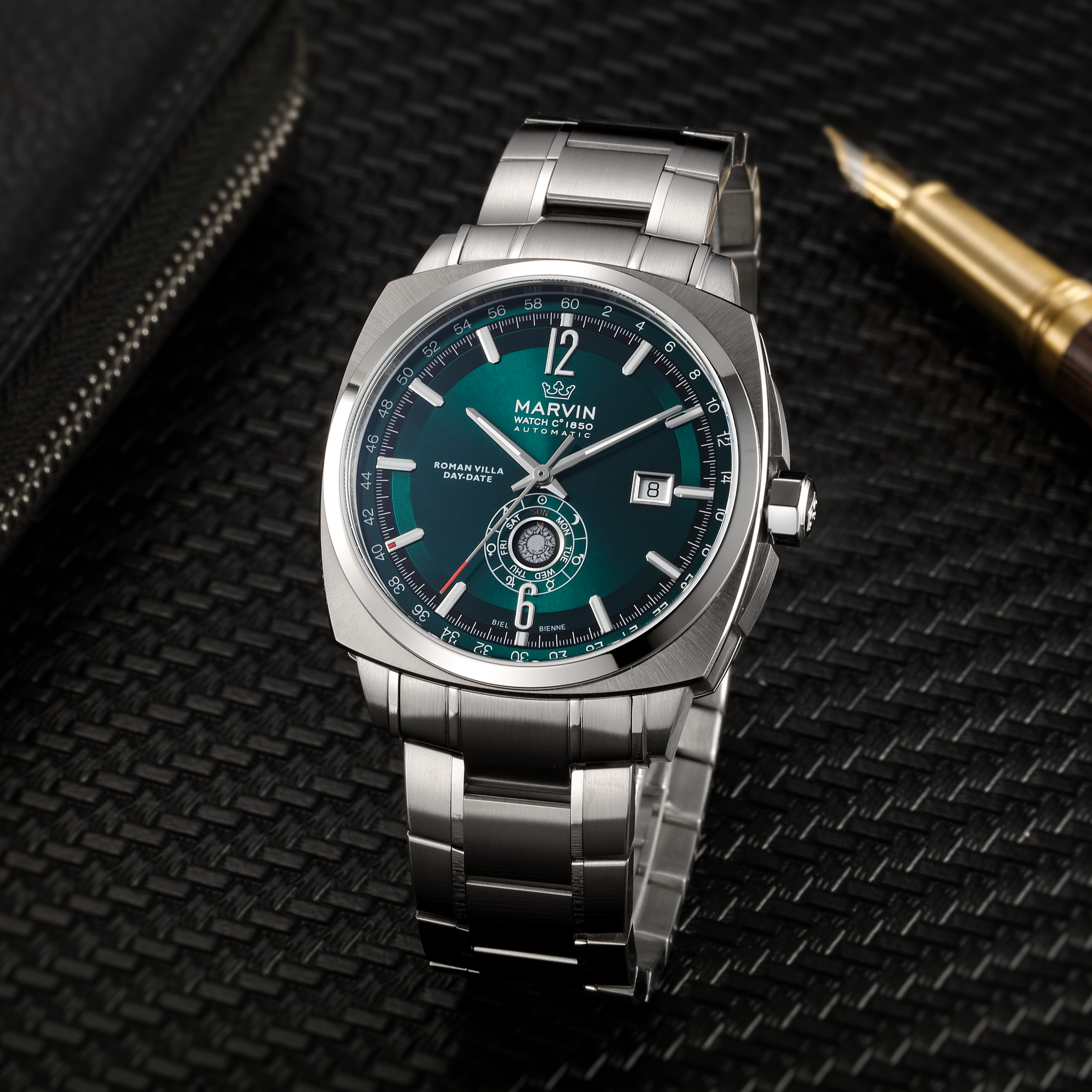 Malton Cushion Day-Date Automatic