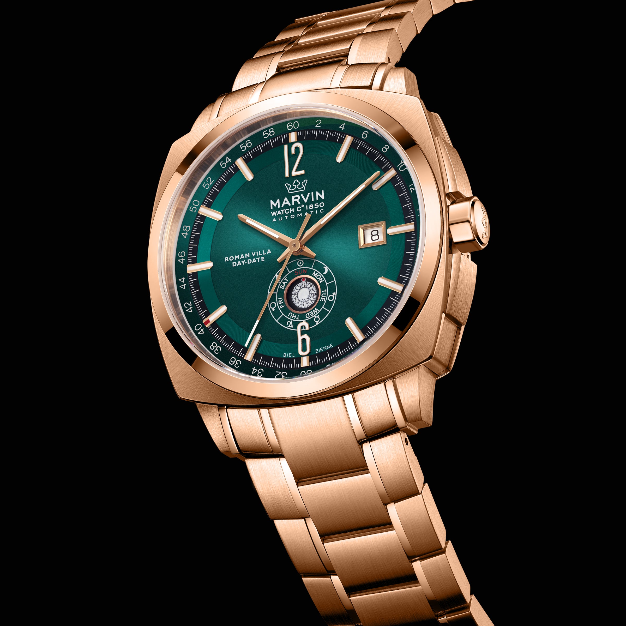 Malton Cushion Mechanical Rose Gold