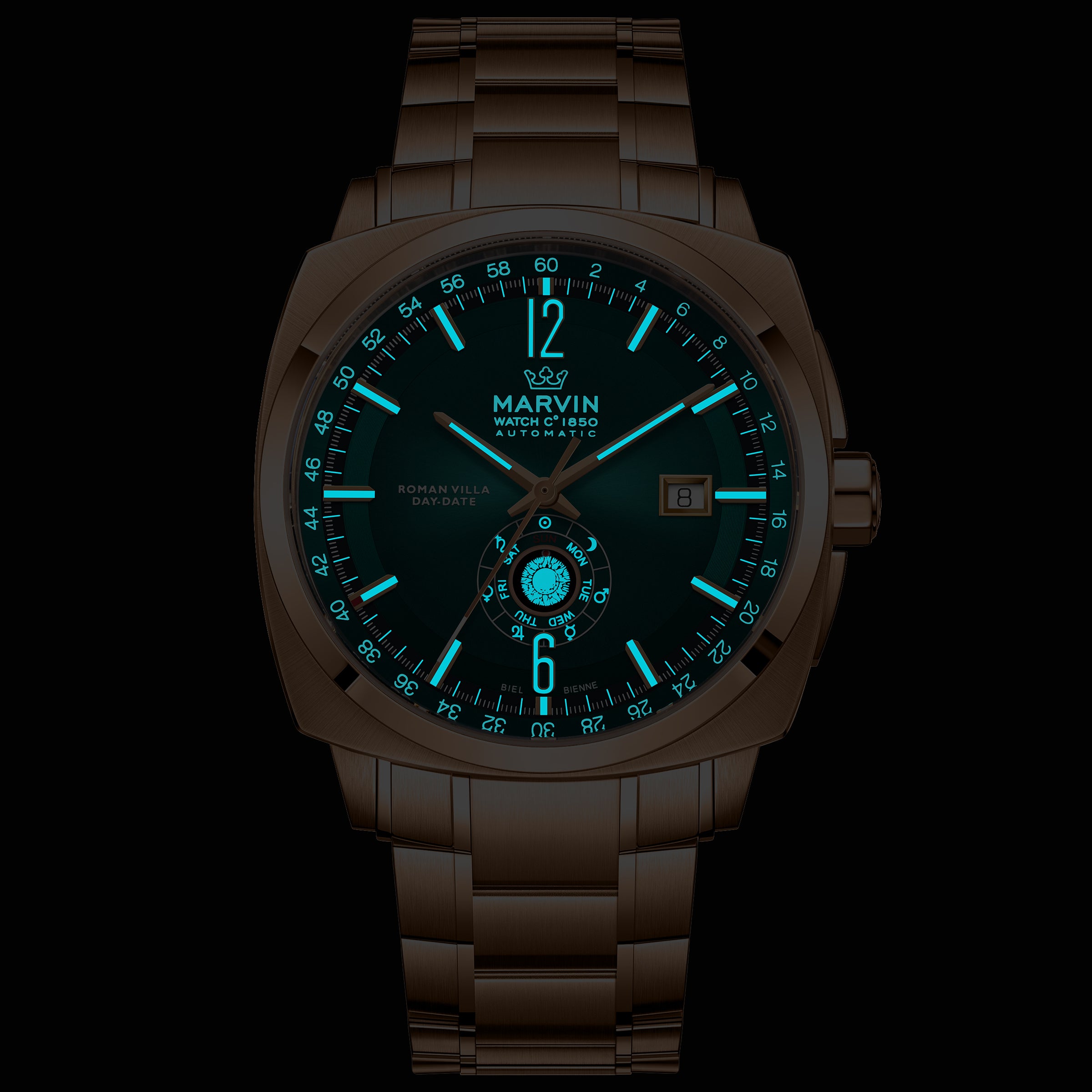 Malton Cushion Mechanical Rose Gold