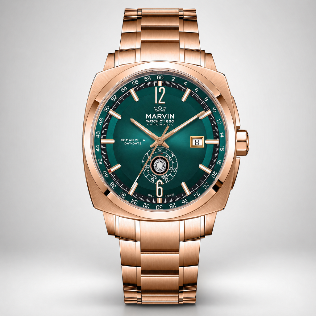 Malton Cushion Mechanical Rose Gold