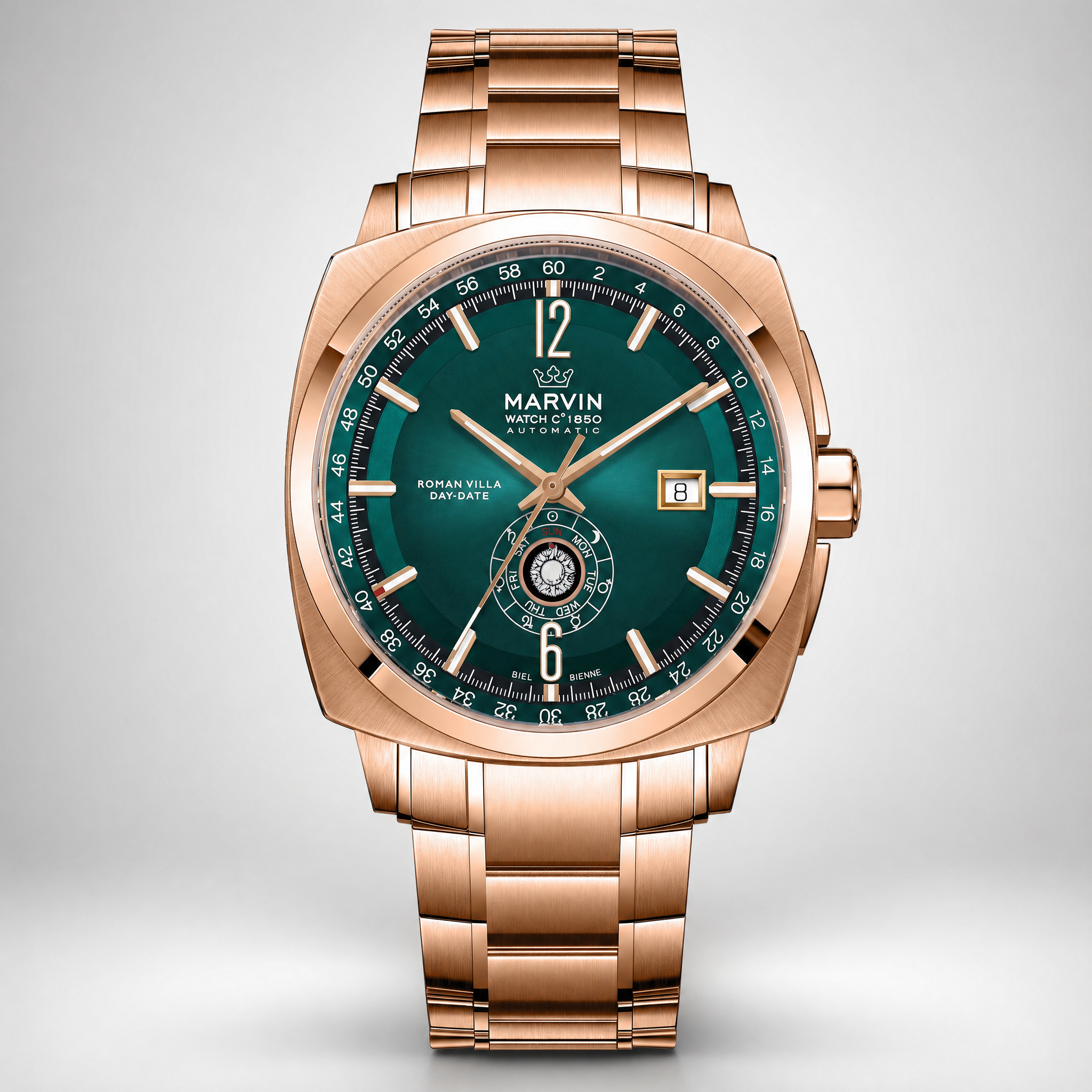 Malton Cushion Mechanical Rose Gold