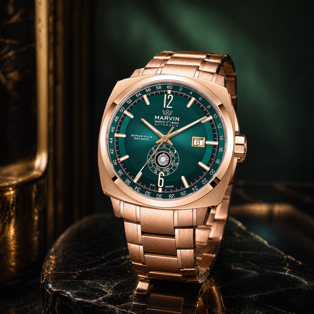 Malton Cushion Mechanical Rose Gold