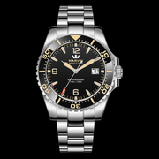 Diver Automatic Black Dial Stainless Steel Watch