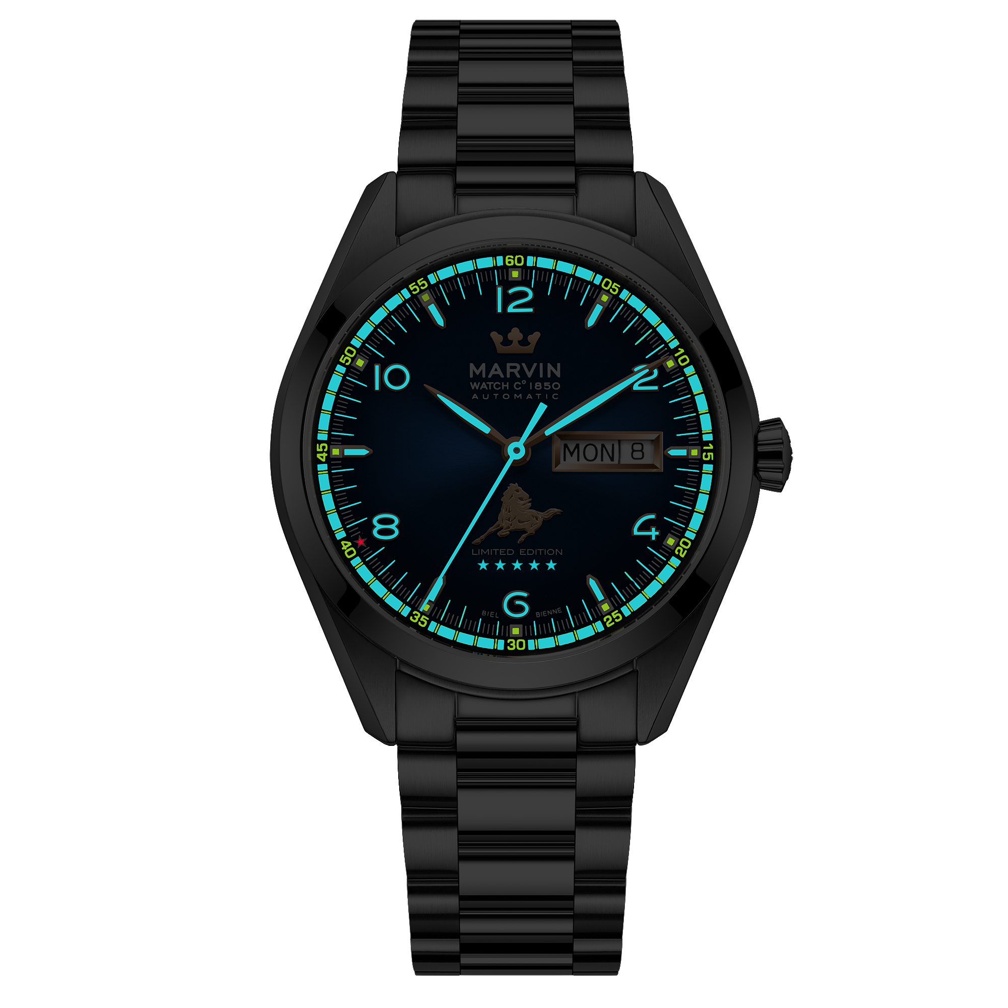 Freedom Blue Galloping Horse Limited Edition