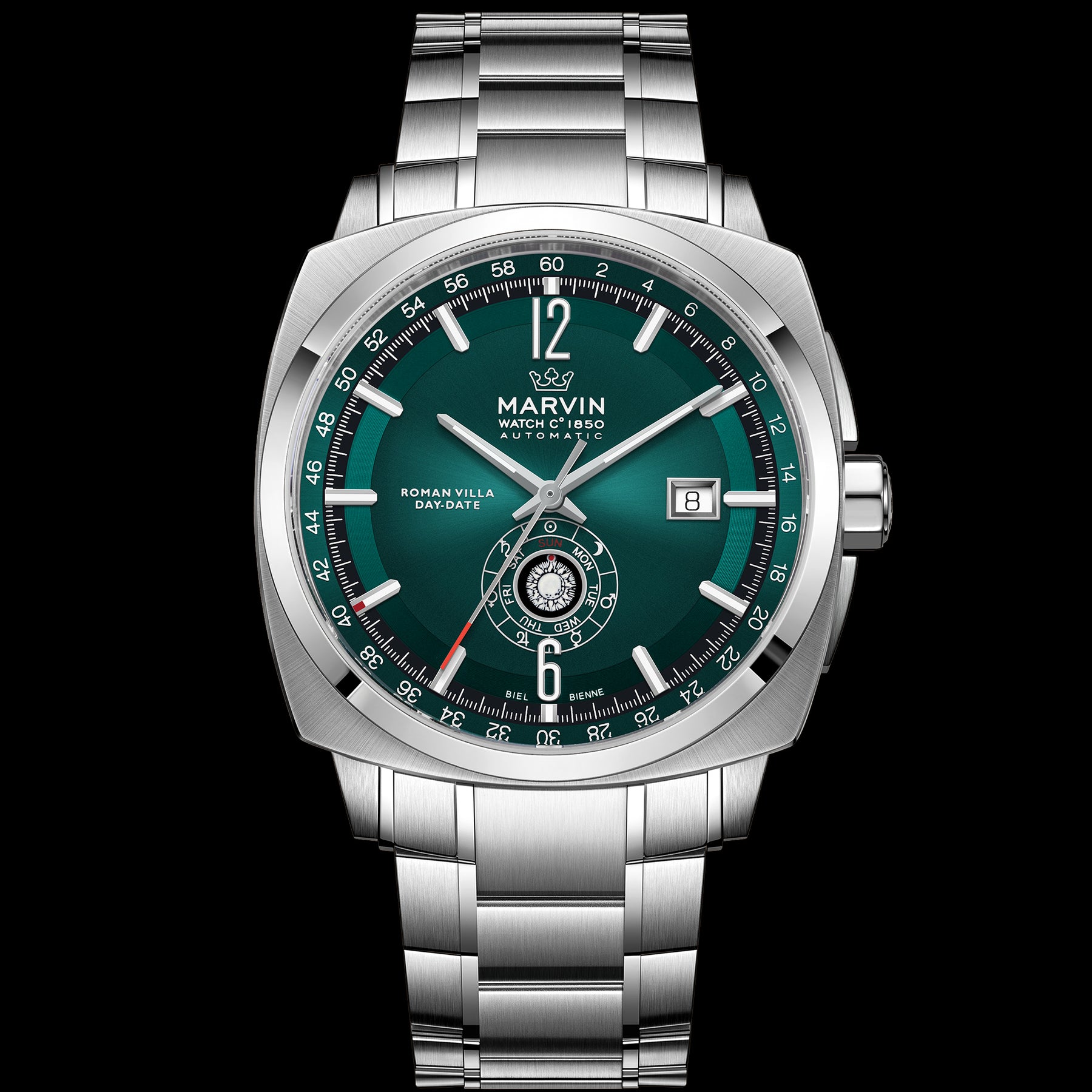 Malton Cushion Day-Date Automatic