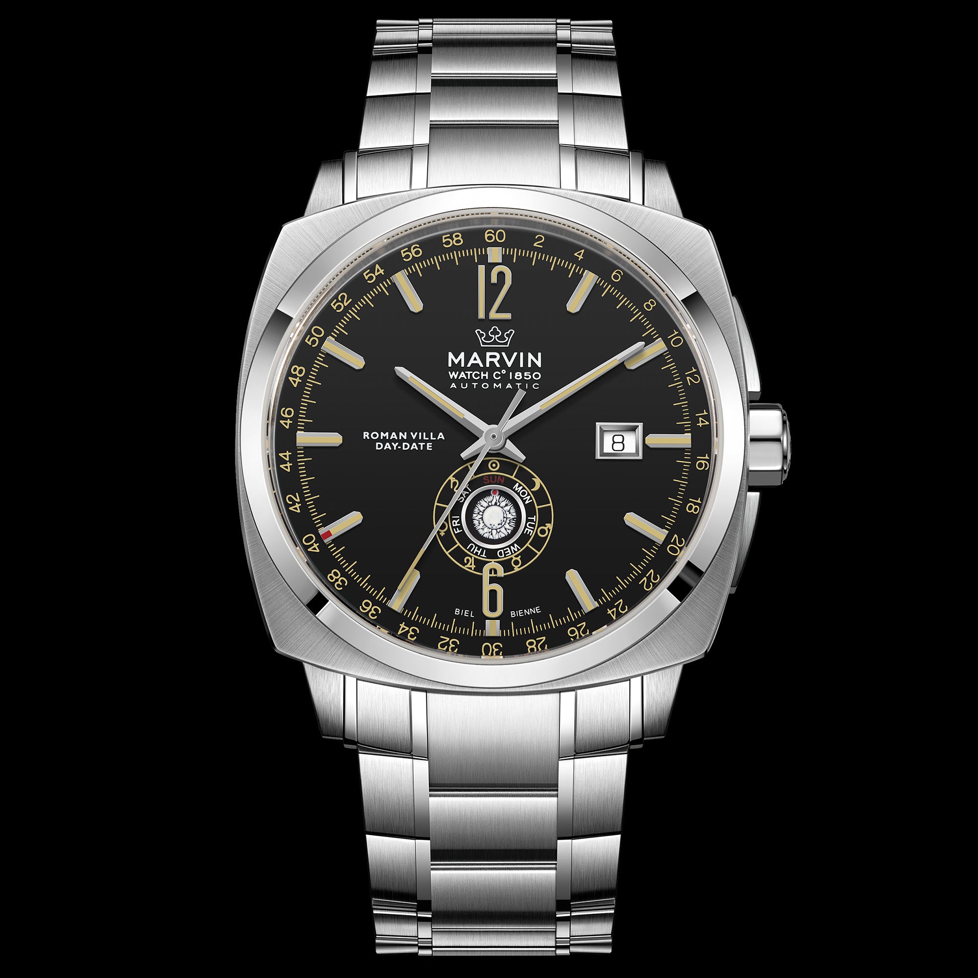 Malton Cushion Day-Date Automatic