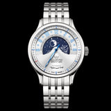 Malton Round "Mysterious Time" Automatic Moonphase