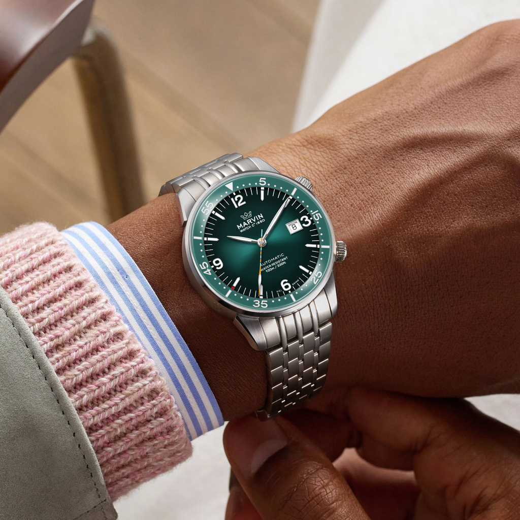 Origin Green Sunray Dial