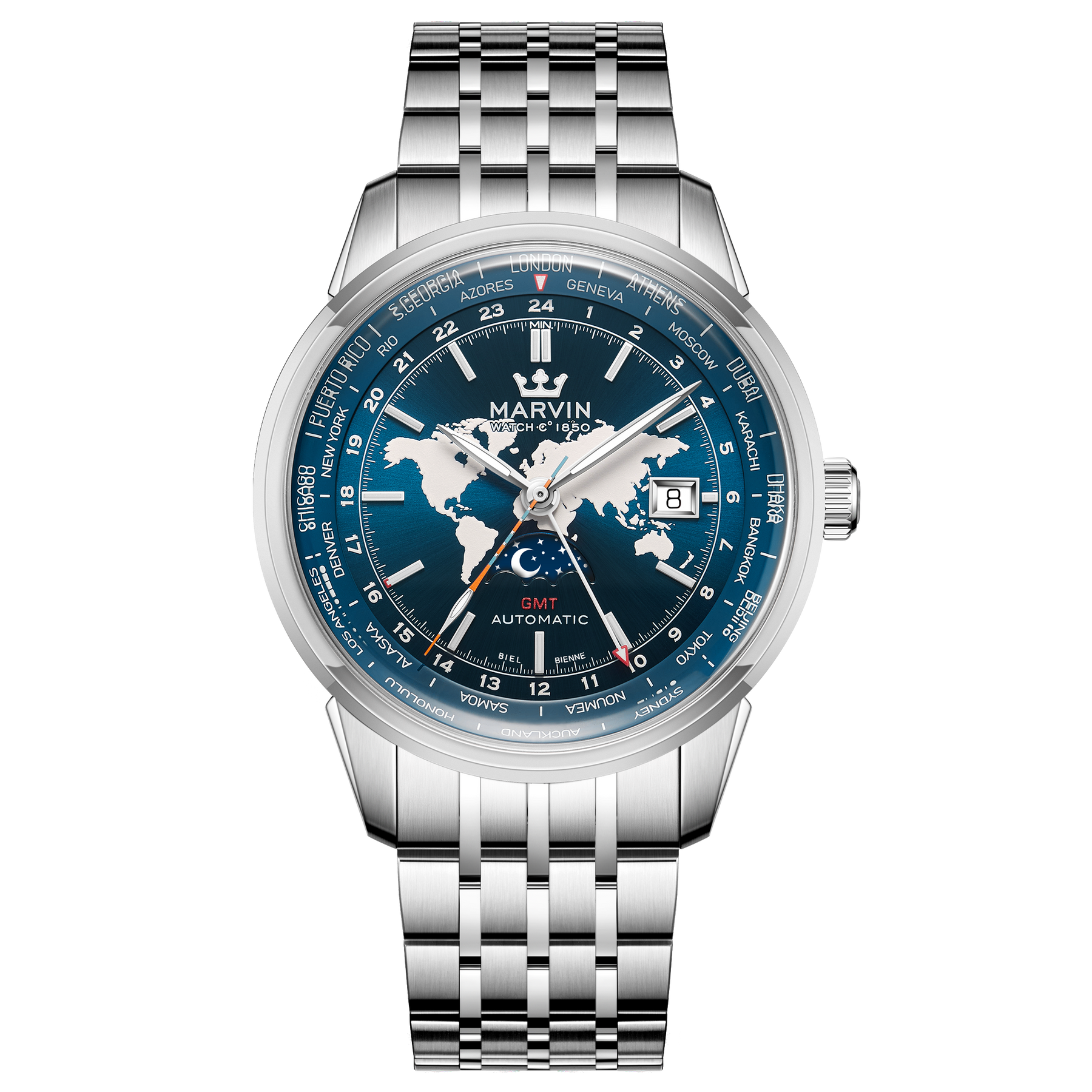 Origin World Map GMT Automatic x Huawei Smart Movement