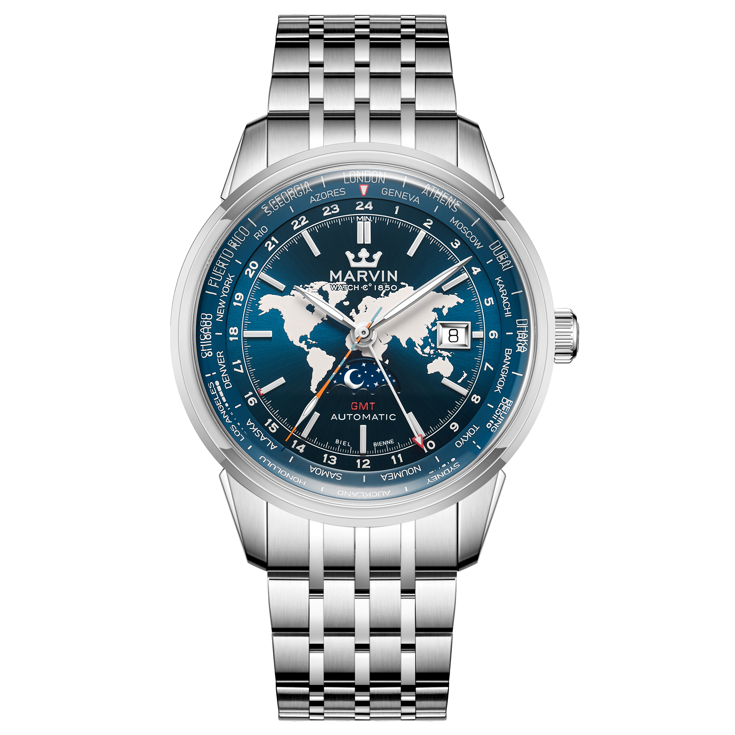 Origin World Map GMT Automatic x Huawei Smart Movement