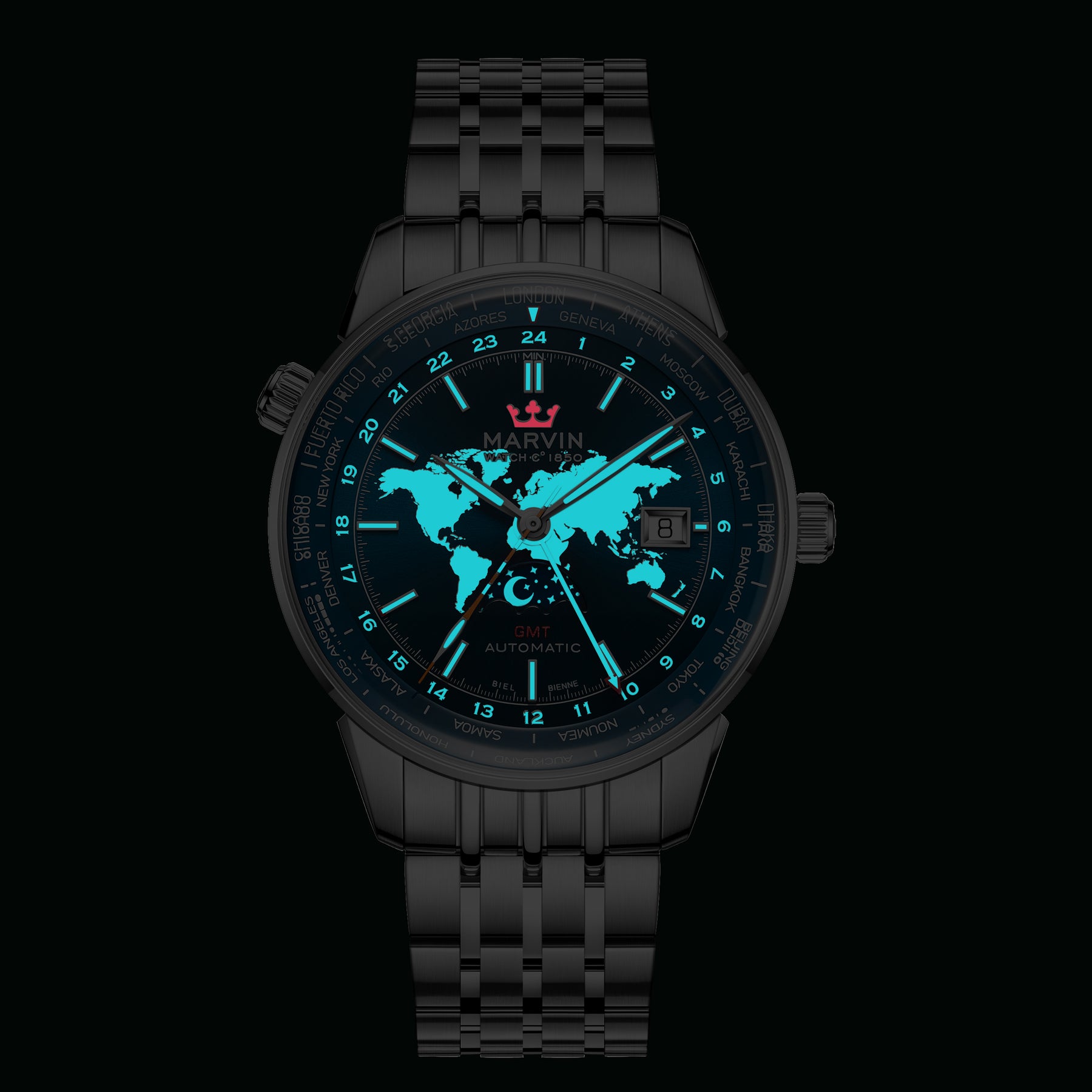 Origin World Map GMT Automatic