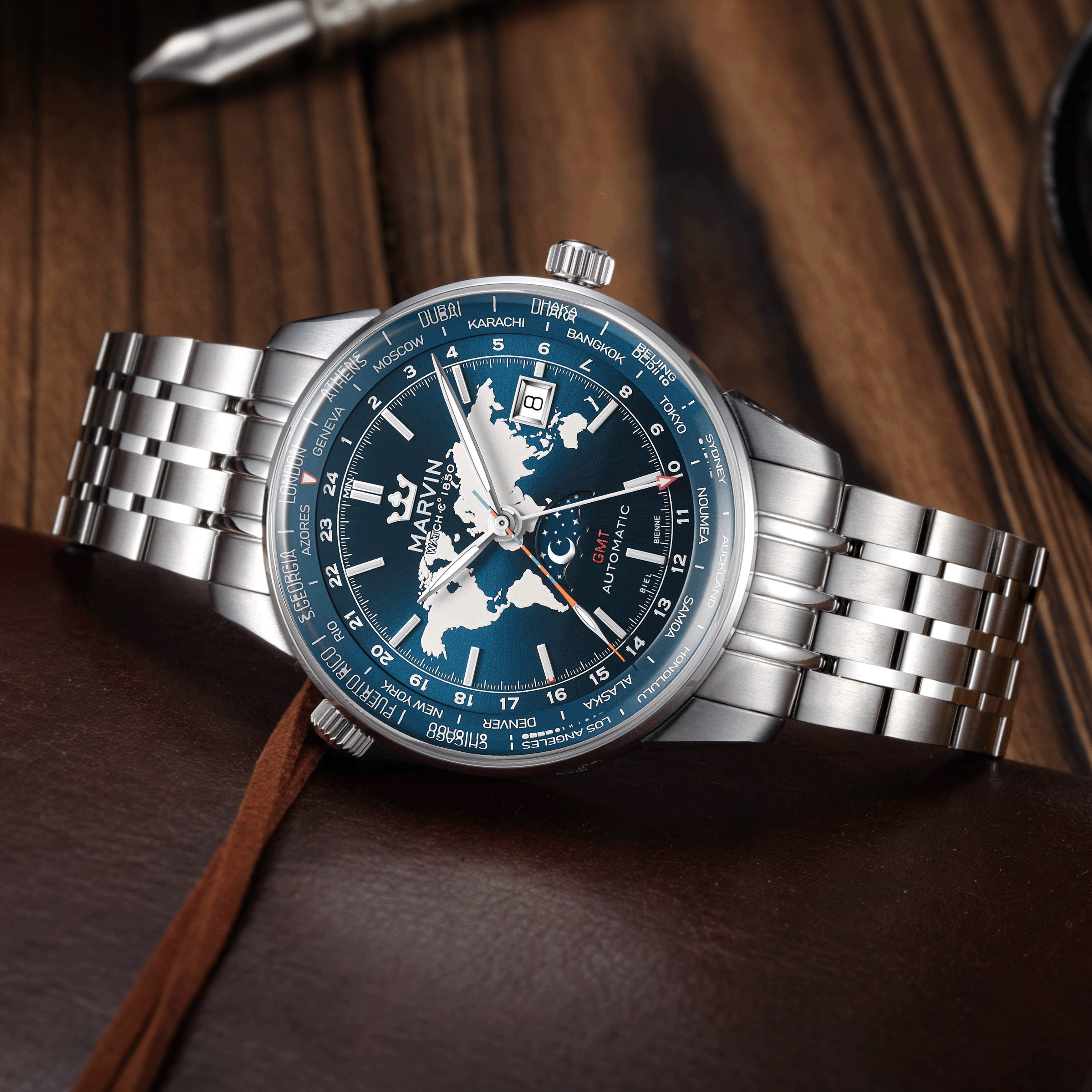 Origin World Map GMT Automatic
