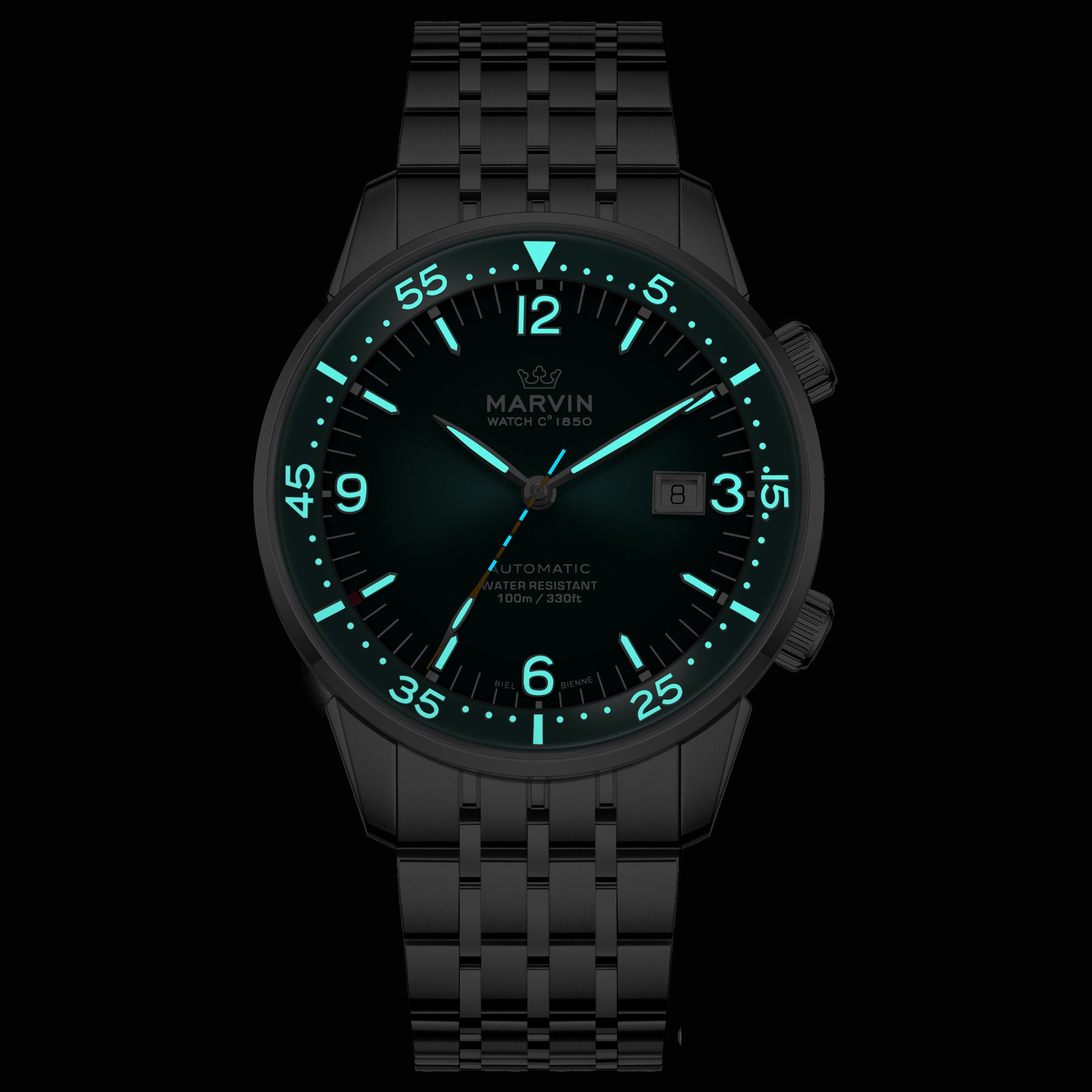 Origin Green Sunray Dial