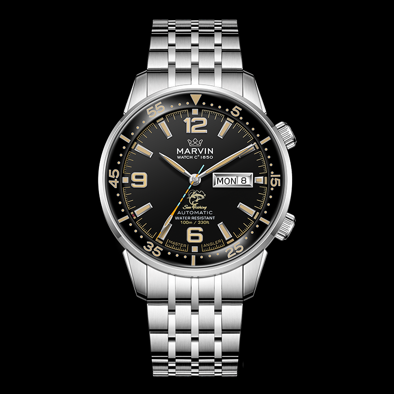 Marvin Malton Master Angler Automatic Day-Date