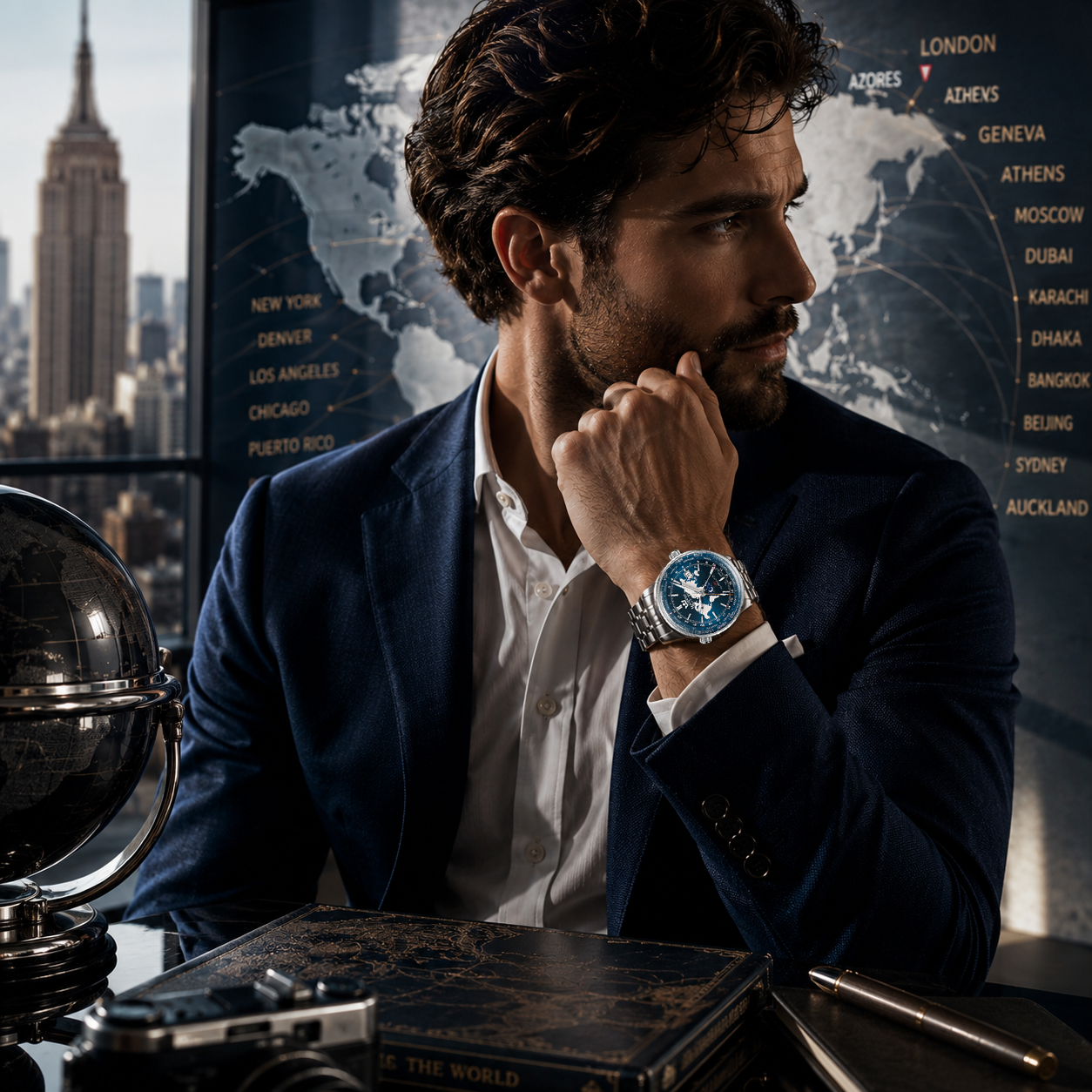 Origin World Map GMT Automatic