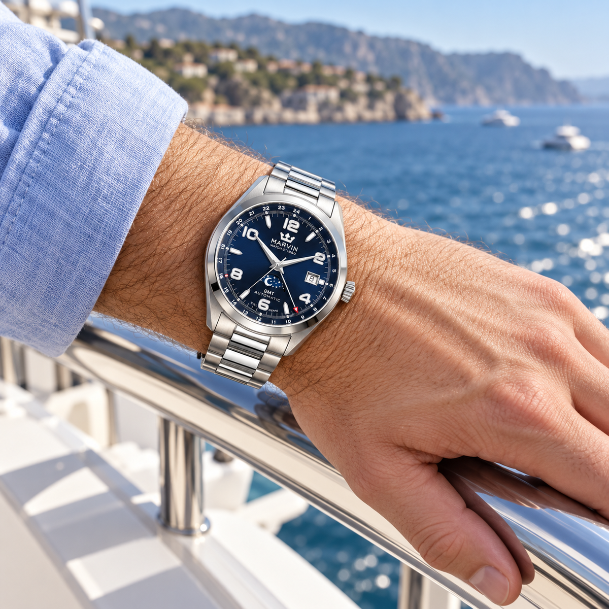 St. Patrick Automatic GMT Day-Night