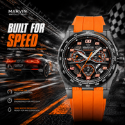 EVO Swiss Quartz Movement Racing Elements Yellow