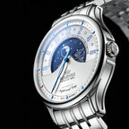 Malton Round "Mysterious Time" Automatic Moonphase