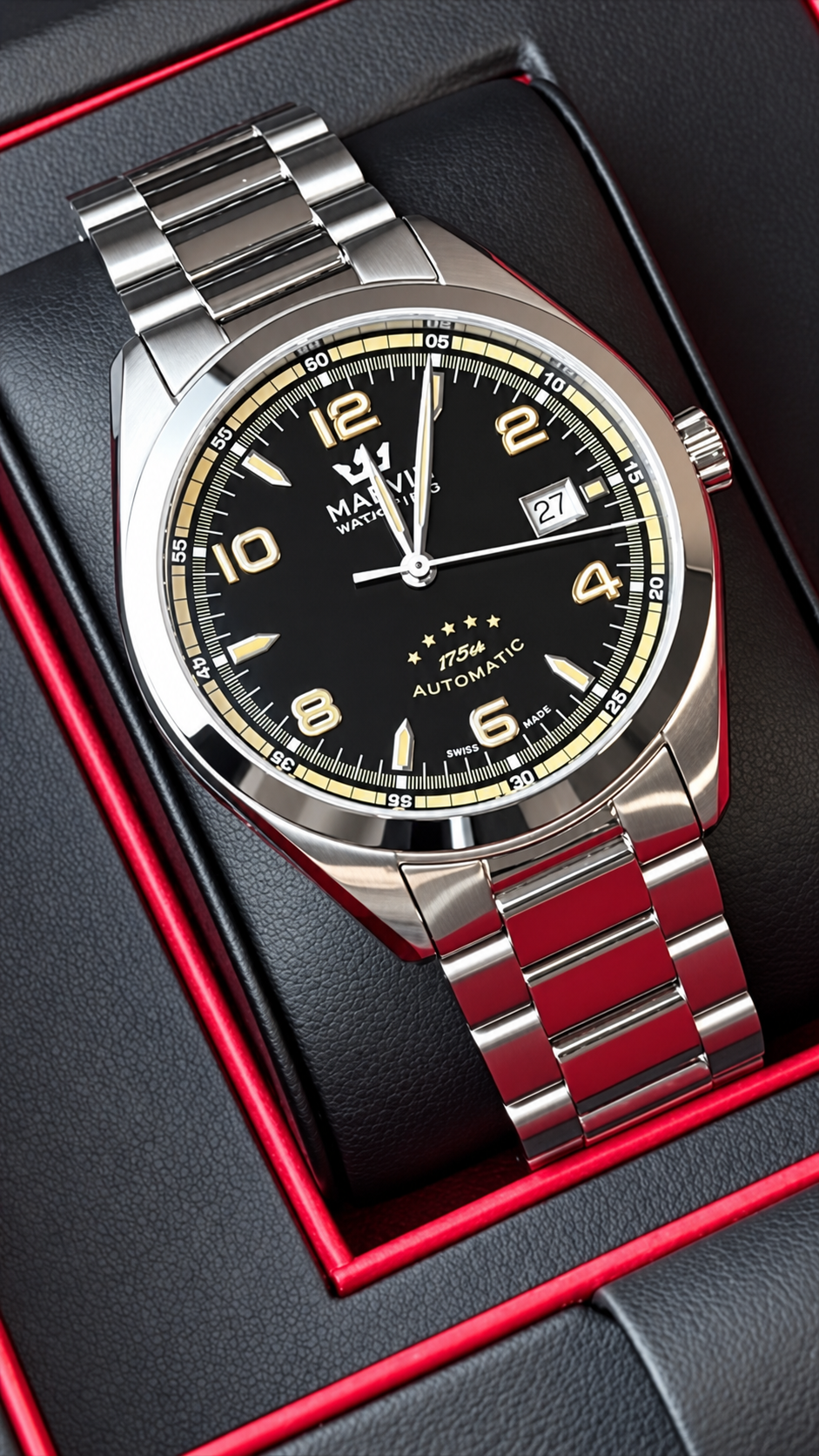 @My Dude Watch wearing a Marvin watch