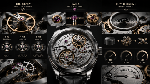 Watch beat rate jewels powerreserve?