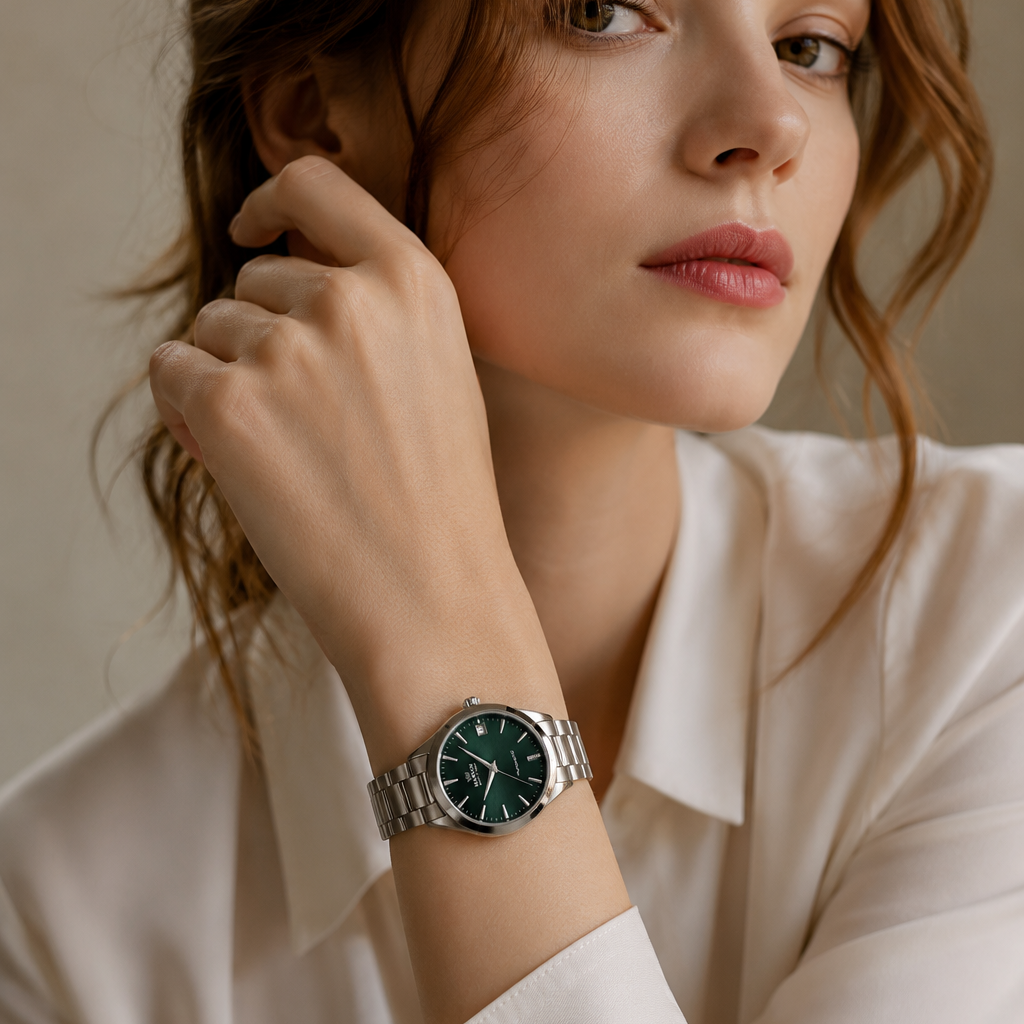 Marvin St. Patrick’s Peace Green Automatic Watch