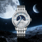 Malton Round "Mysterious Time" Automatic Moonphase