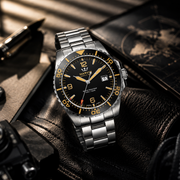 Diver Automatic Black Dial Stainless Steel Watch
