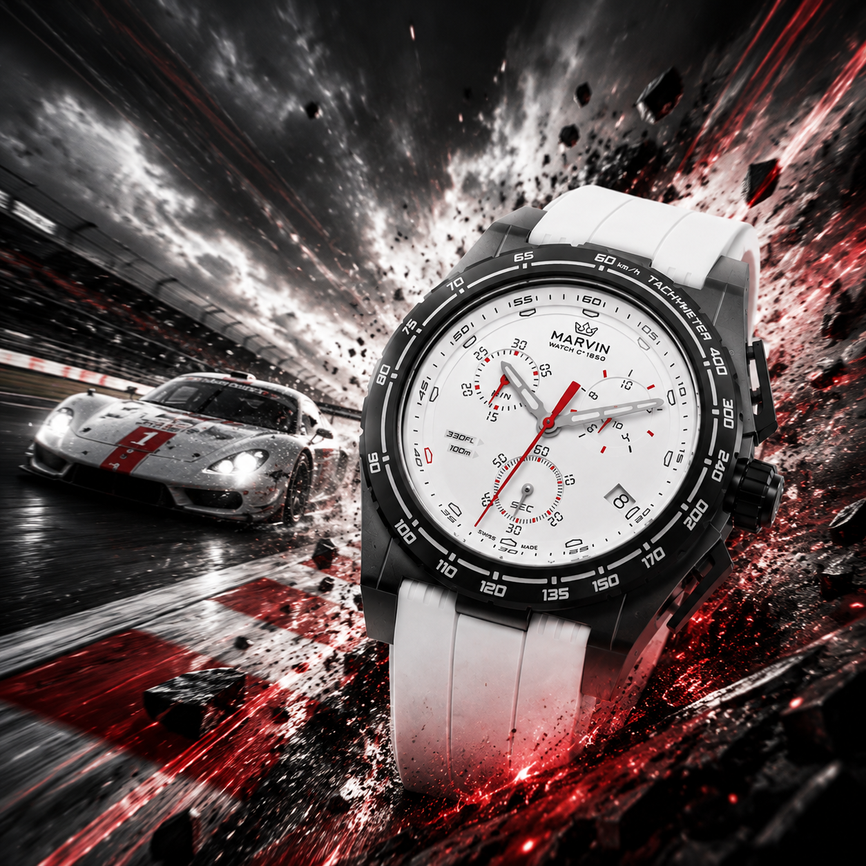 EVO Swiss Quartz Movement Movie-Style