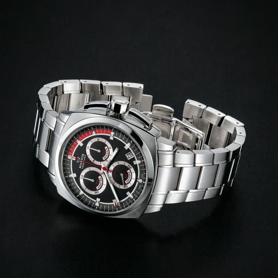 Malton 160 Cushion quartz movement Sports watch