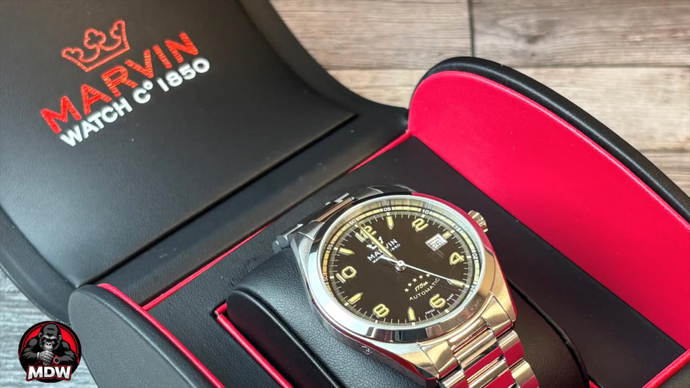 @My Dude Watch wearing a Marvin watch