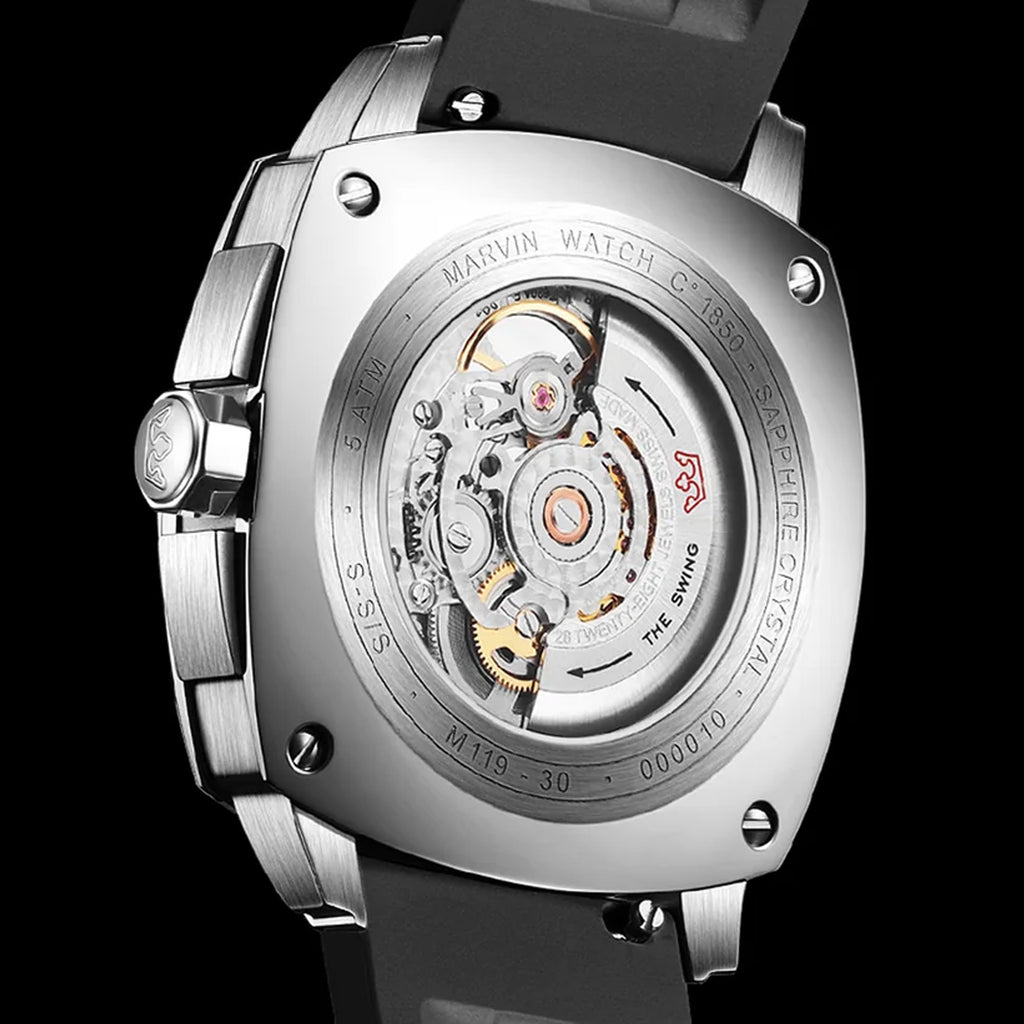 Malton Cushion Mechanical Armor Skeleton Watch