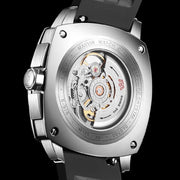 Malton Cushion Mechanical Armor Skeleton Watch