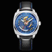 Malton Cushion Mechanical Armor Skeleton Watch