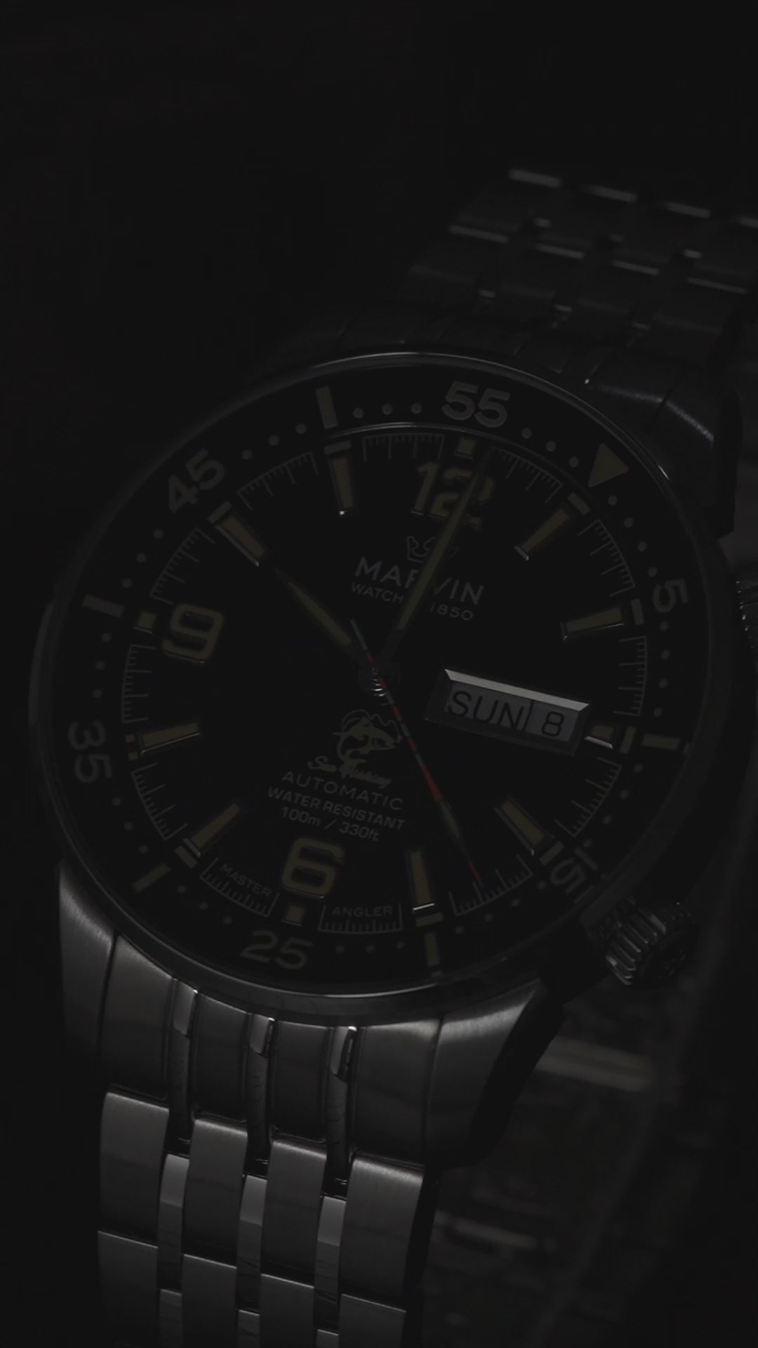 Marvin Malton Master Angler Automatic Day-Date