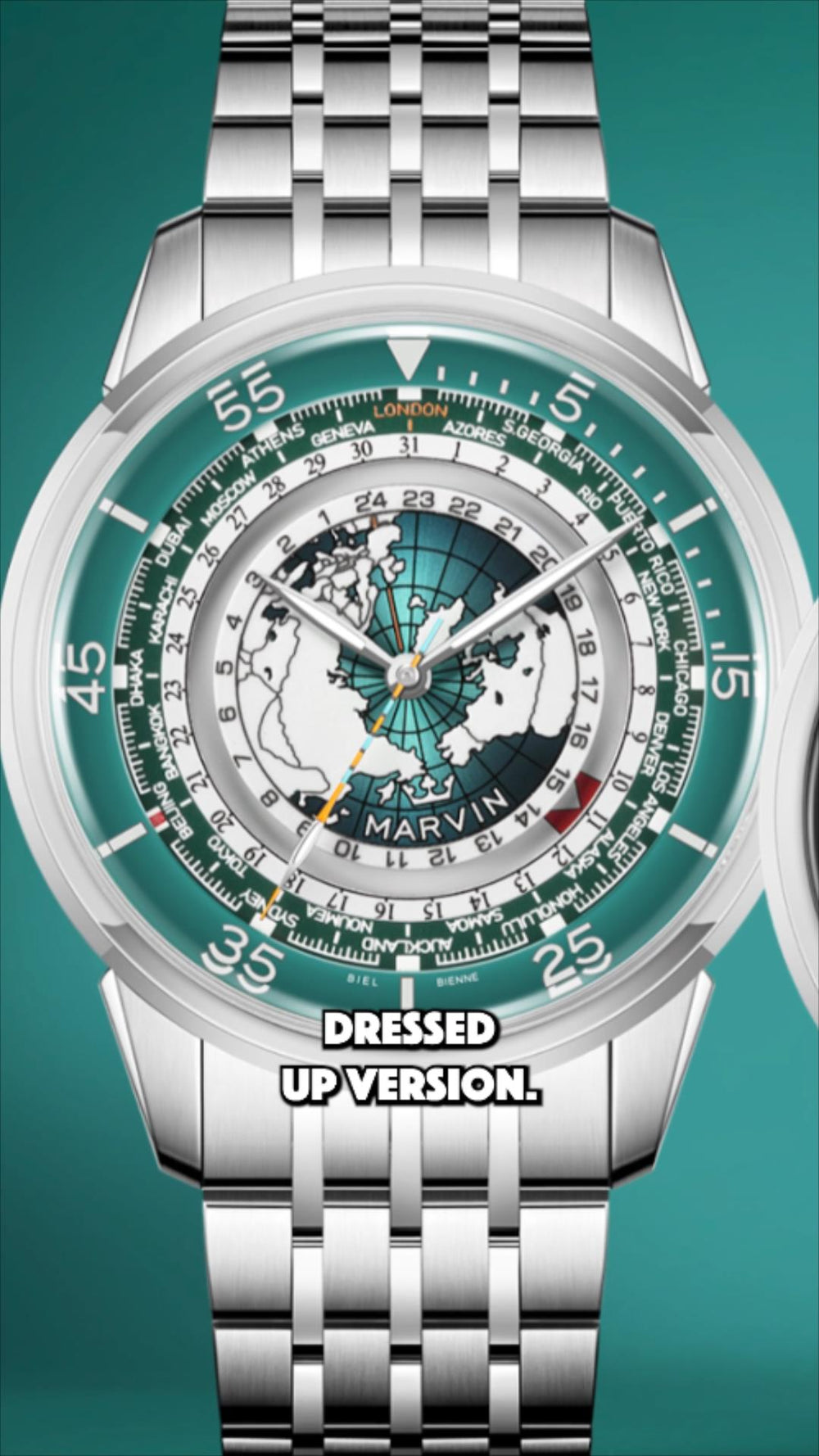 @trevorleecowley wearing a Marvin watch